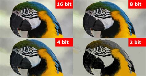 Toradh íomhá ar 18 Bit Color Space