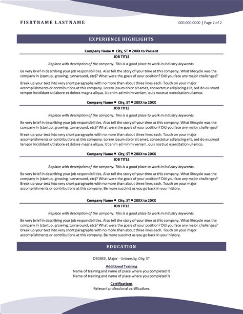 Image result for Functional Resume Format Examples