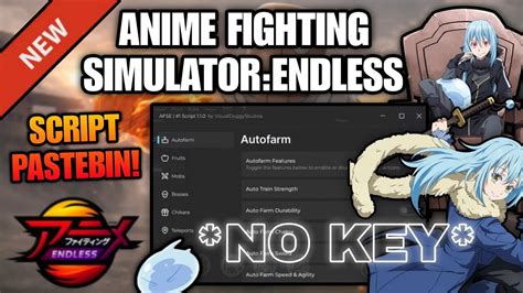 Toradh íomhá ar Anime Fighting Simulator Script Pastebin