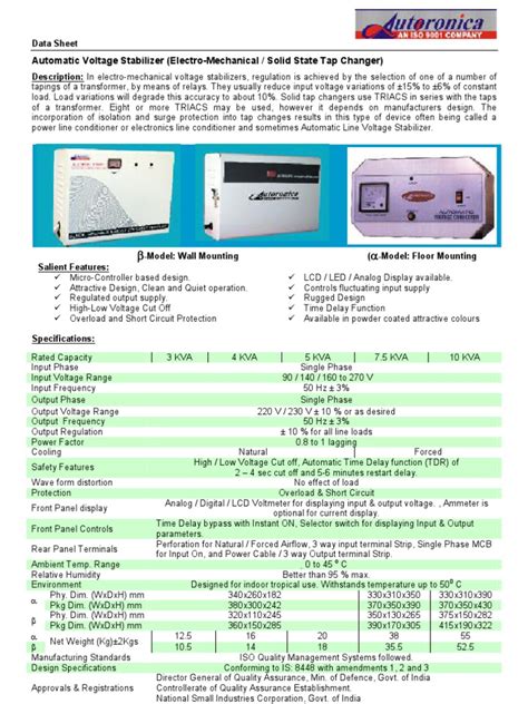 Image result for Transformerless Automatic Voltage Stabilizer