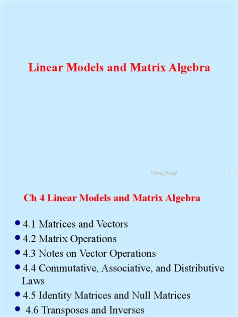 Image result for Linear Model Matrix