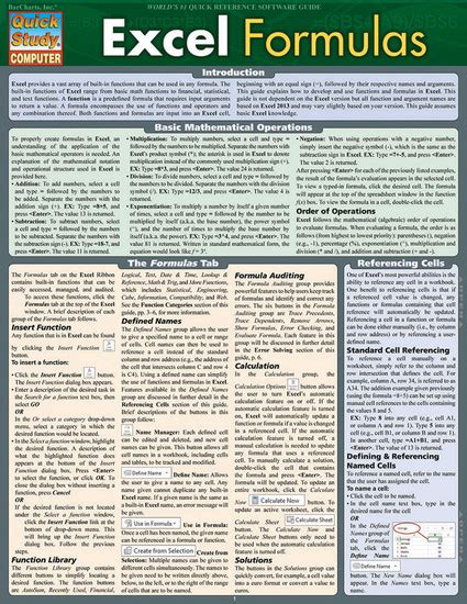 Toradh íomhá ar Excel Fomula Quick Refrence Guide.pdf