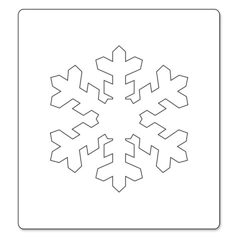 Image result for Small Snowflake Template