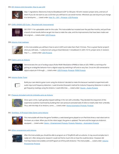 Image result for Arduino Projects List