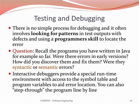Toradh íomhá ar Conclusion for Testing and Debugging
