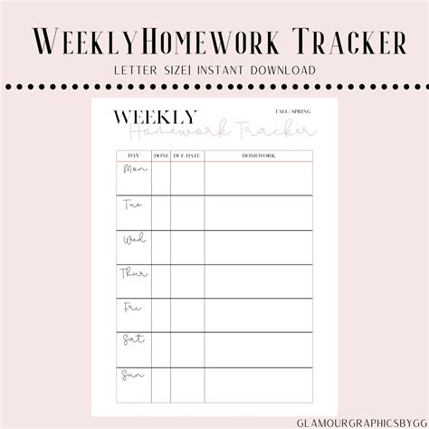 Afbeeldingsresultaten voor Homework Tracker