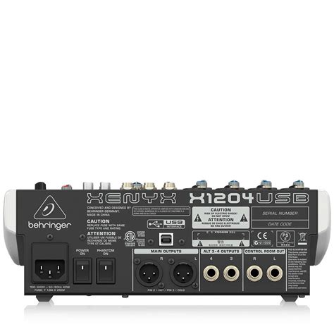 Toradh íomhá ar Behringer 1204USB