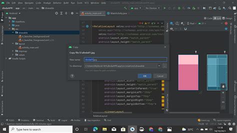 Image result for Contoh RelativeLayout Di Android Studio
