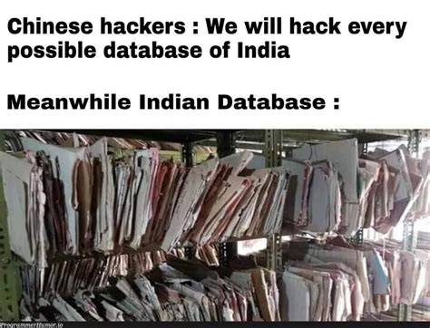Image result for Paper-Based Database Meme