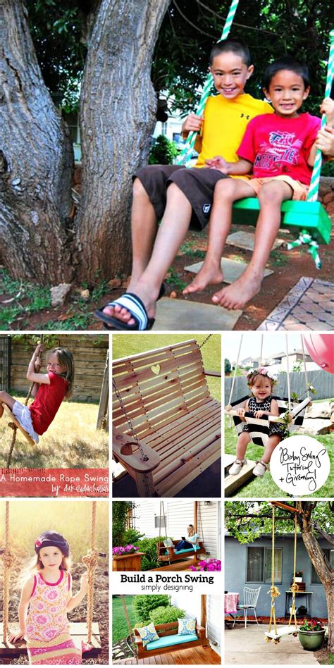 Image result for DIY Kids Swing