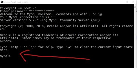 Afbeeldingsresultaten voor MySQL Command to Connect to Database