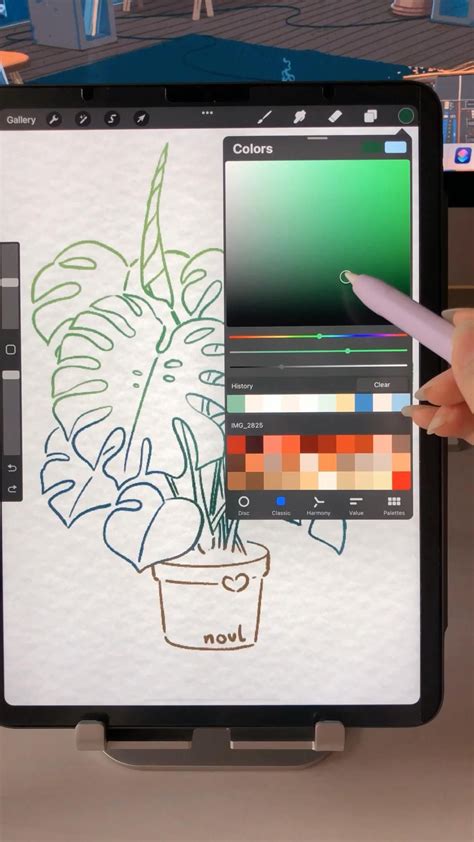 Image result for How to Take Color From Picture in Procreate