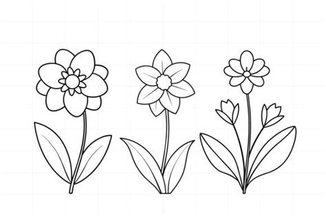 Toradh íomhá ar Line of Spring Flow'rs