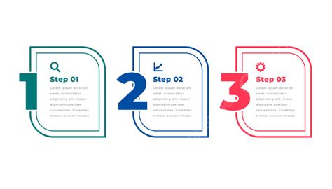Image result for Three Step Process Infographic