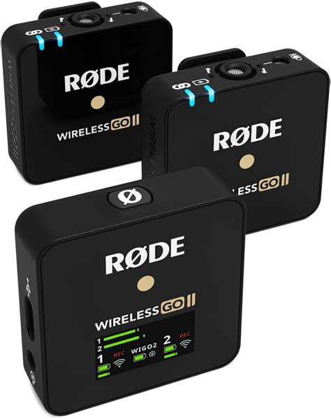 Rode Microphones Wireless GO II Dual Channel Wireless Microphone System ...