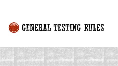 Résultat d’images pour State Testing Rules