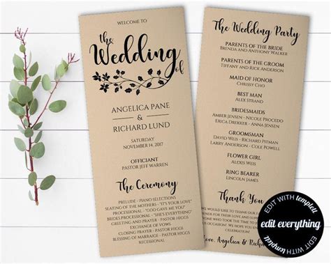Image result for Rustic Wedding Program Background
