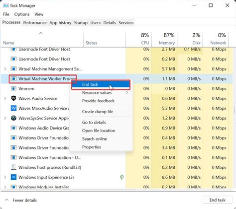 Toradh íomhá ar Virtual Machine Management Service