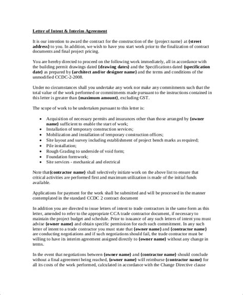 Image result for Intent Letter Sample