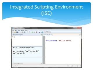 Image result for Windows PowerShell Integrated Environment