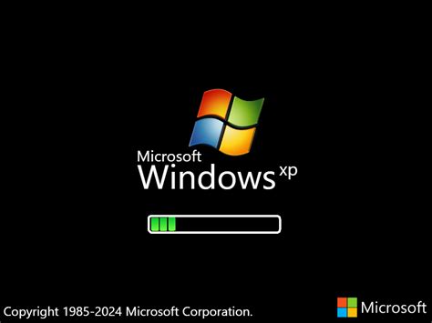 Toradh íomhá ar Windows XP Loading Screen Logo