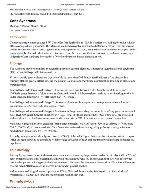 Toradh íomhá ar Conn Syndrome