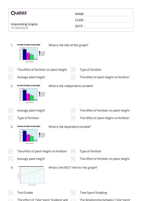 Functions Graphs Grade 7 Worksheets Printable に対する画像結果