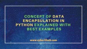 Image result for Encapsulation in Python Method with Example