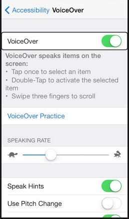 Image result for Voice Over iPhone