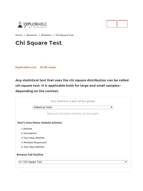 Toradh íomhá ar Chi-Square Coin Test Packet