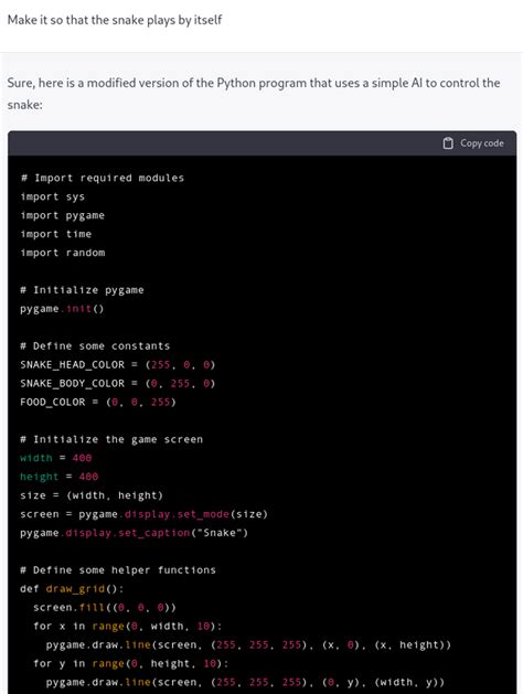 Toradh íomhá ar Ai Snake Game Python