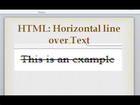 Image result for Horizontal Line with Text Text to It in HTML Code