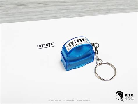 Image result for Key Ring in Color Self-Inking Stamp
