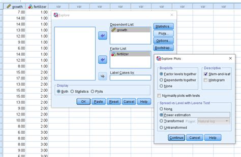Image result for Homogeneity of Variance SPSS