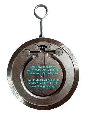 Image result for Spring Loaded Wafer Check Valve