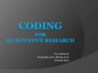 Image result for Qualitative Coding Slides