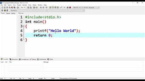 Image result for Correct Example of C Codes HelloWorld