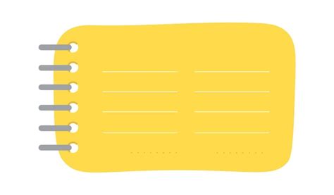 Toradh íomhá ar Yellow Notepad Vector