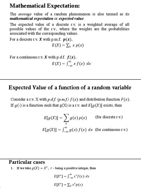 Toradh íomhá ar Math Expectation Probability