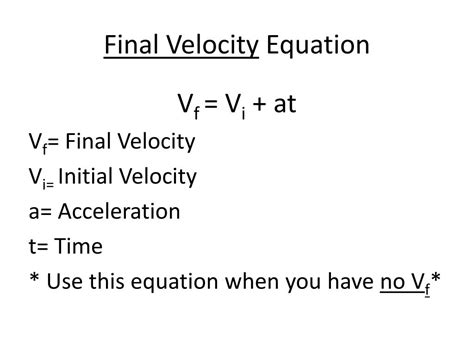 Image result for Velocity Formula Physics