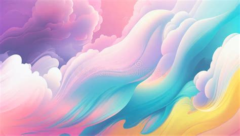 Pastel Mix Color Background. Generative AI Stock Illustration ...