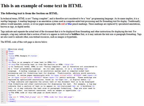 Image result for HTML Code Examle