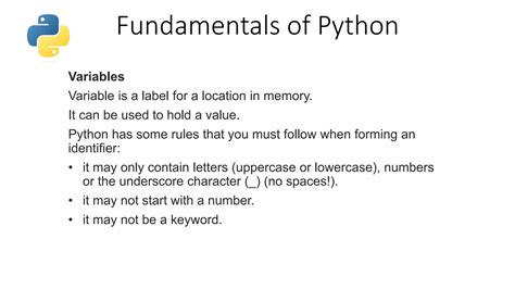 Toradh íomhá ar Python Basics for Beginners PPT