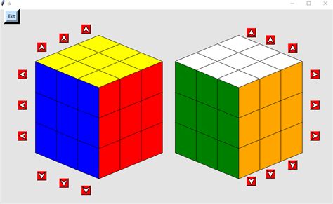 Rubik's Python に対する画像結果