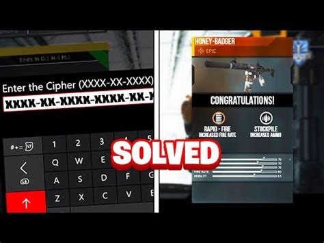 Résultat d’images pour Infinite Warfare Cipher Code