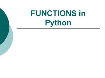 Image result for Functions in Python for PPT