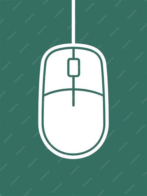 Image result for White Computer Mouse Graphic Simple