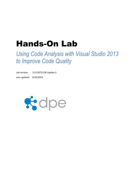 Visual Studio Code Quality Analysis に対する画像結果