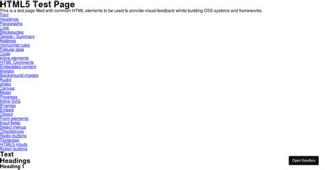 Image result for A True HTML Test Document