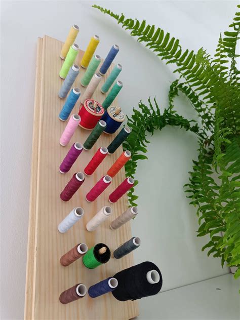Image result for Wall Mounted Thread Spool Rack